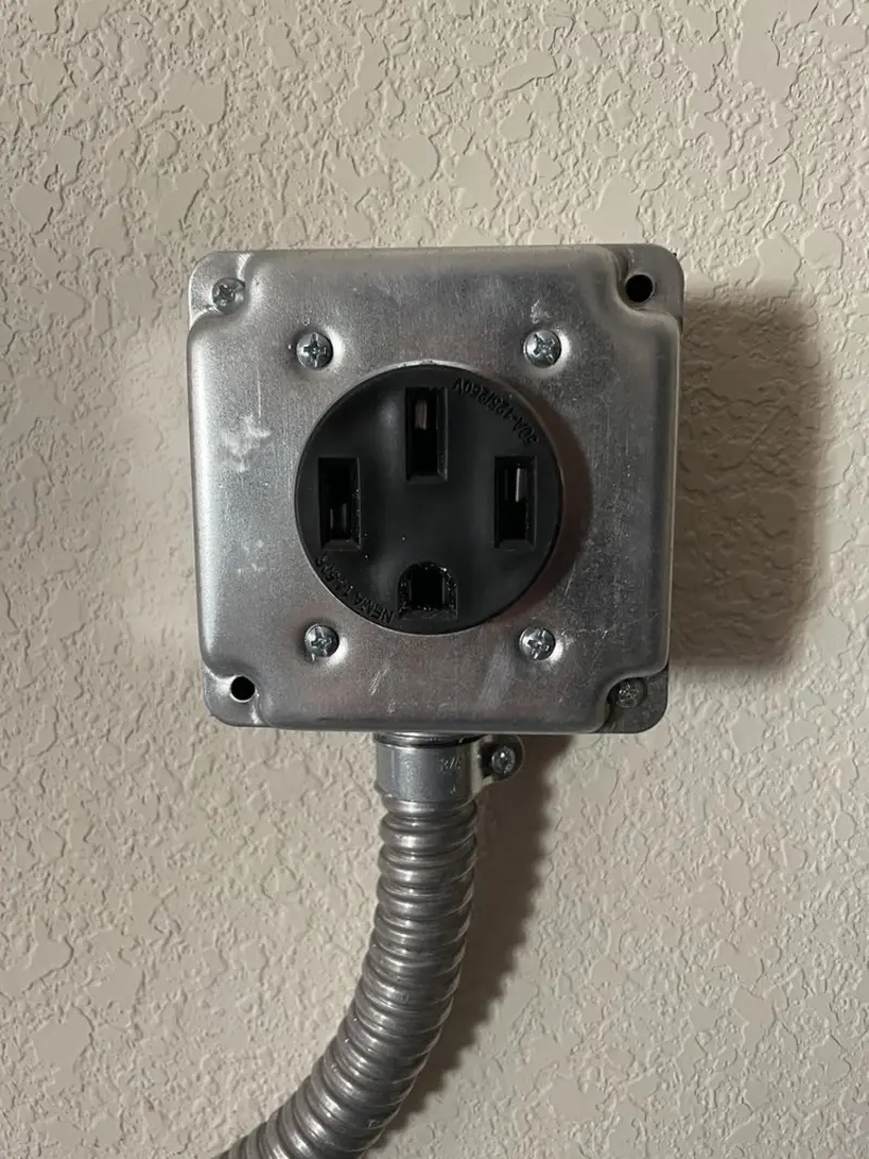 NEMA 14-50 outlet installed for Smart Home Electrical in Orchard Mesa
